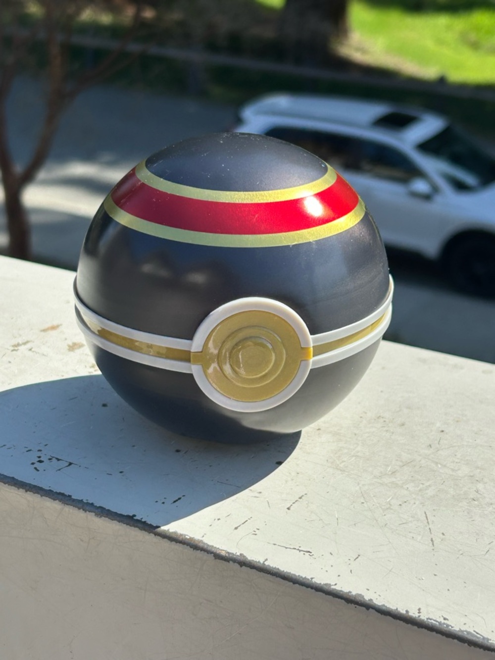 Premium Collector Trading Card Ball - Black & Gold